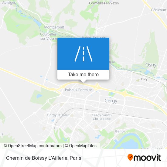 Chemin de Boissy L'Aillerie map
