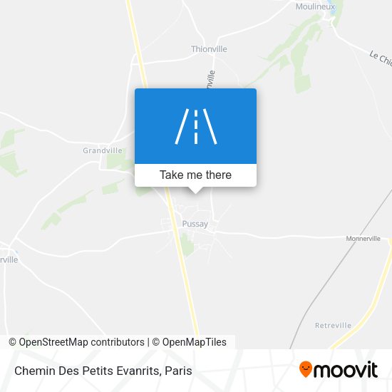 Chemin Des Petits Evanrits map