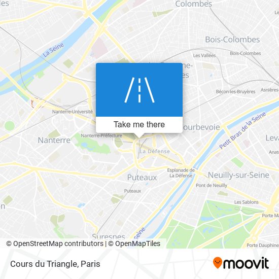 Cours du Triangle map