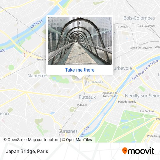 Japan Bridge map