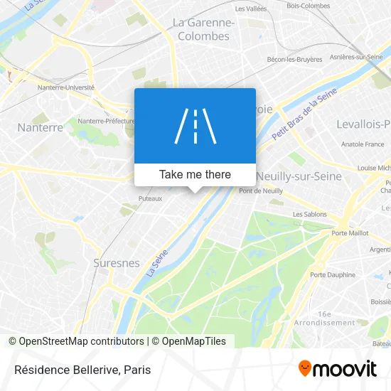 Résidence Bellerive map