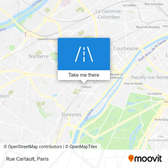 Rue Cartault map