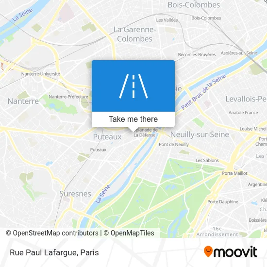 Rue Paul Lafargue map
