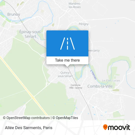 Allée Des Sarments map