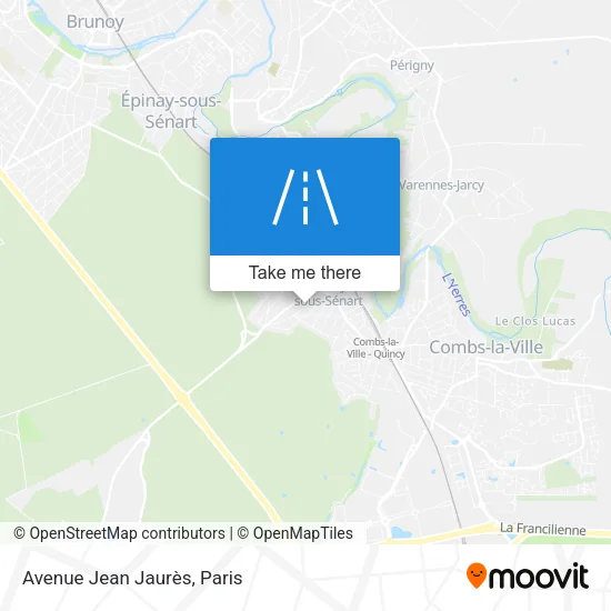 Avenue Jean Jaurès map