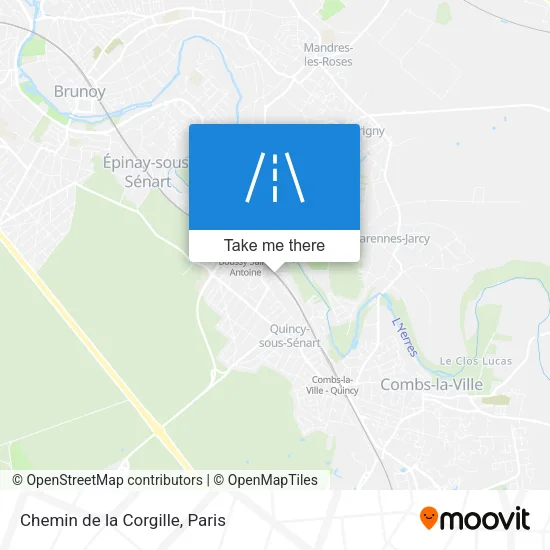 Chemin de la Corgille map