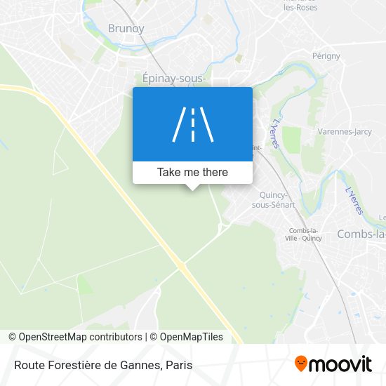 Route Forestière de Gannes map