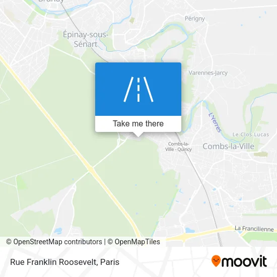 Rue Franklin Roosevelt map