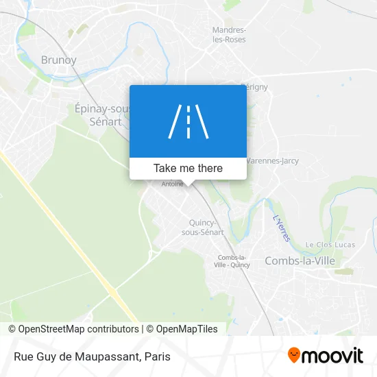 Rue Guy de Maupassant map