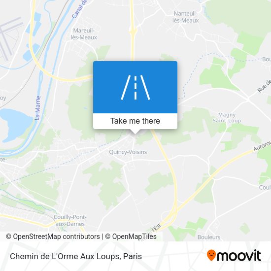 Chemin de L'Orme Aux Loups map