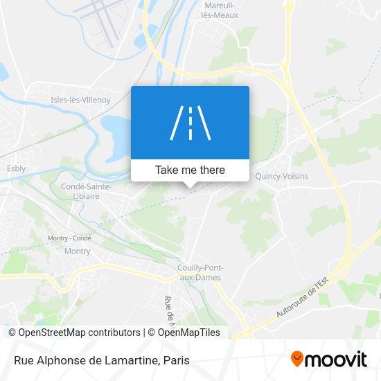 Rue Alphonse de Lamartine map