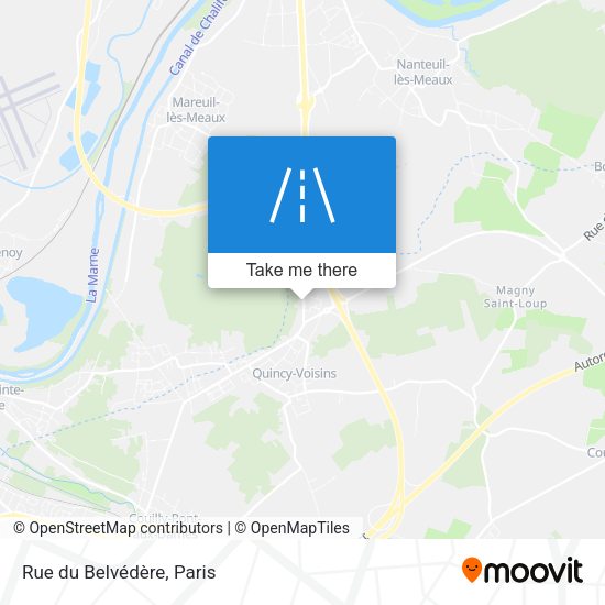 Rue du Belvédère map