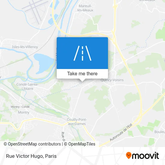 Rue Victor Hugo map