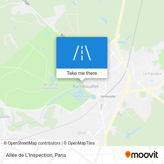 Allée de L'Inspection map