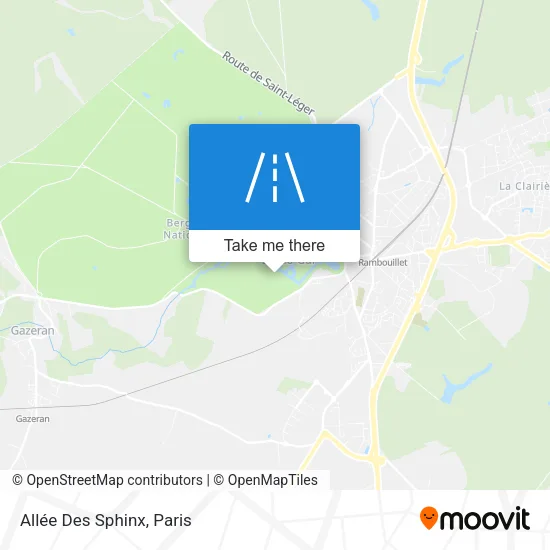 Allée Des Sphinx map