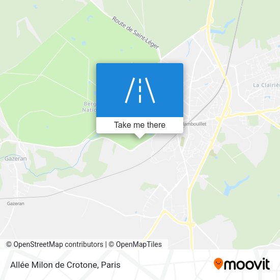 Allée Milon de Crotone map
