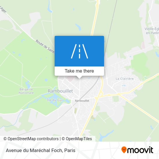Avenue du Maréchal Foch map