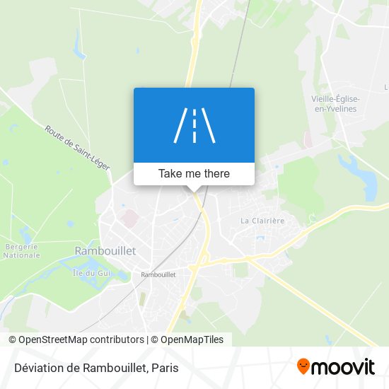 Déviation De Rambouillet map