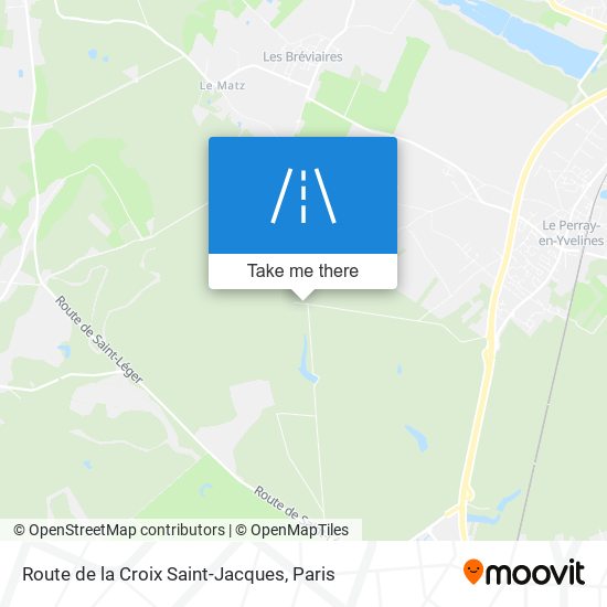 Route de la Croix Saint-Jacques map