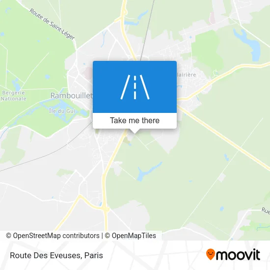 Route Des Eveuses map