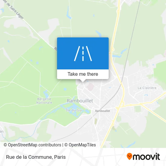 Rue de la Commune map