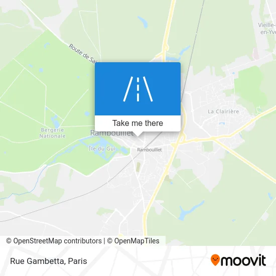 Rue Gambetta map
