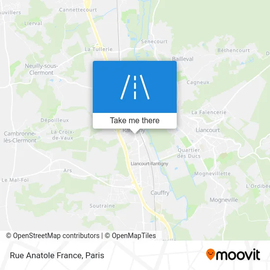 Rue Anatole France map