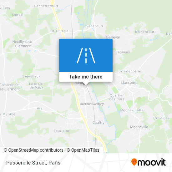 Rue De La Passerelle map