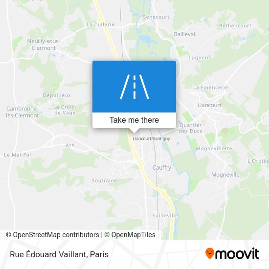 Rue Édouard Vaillant map