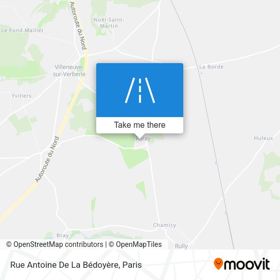 Rue Antoine De La Bédoyère map