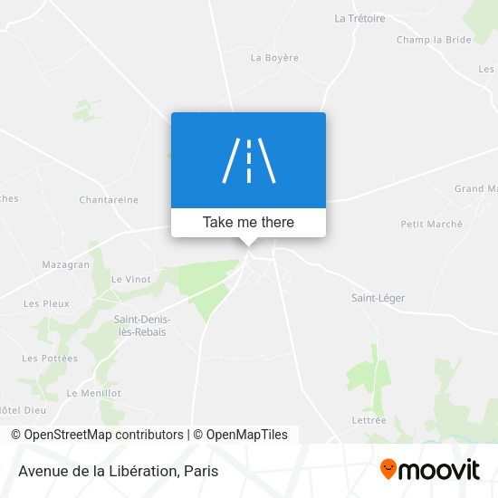 Avenue de la Libération map