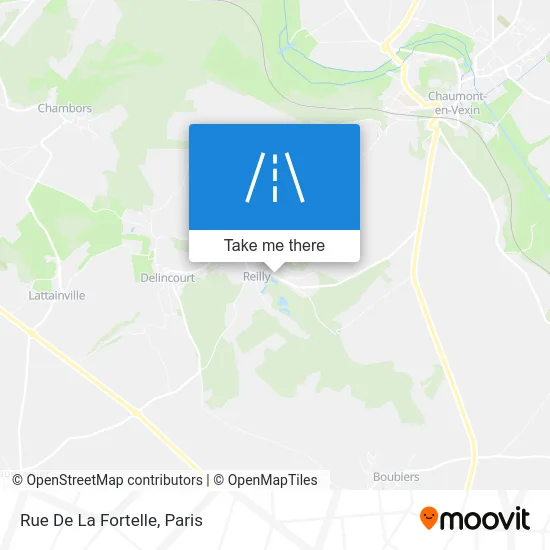 Rue De La Fortelle map