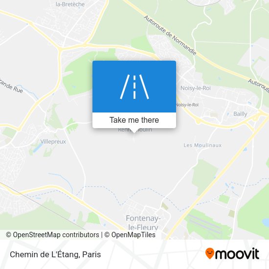 Chemin de L'Étang map