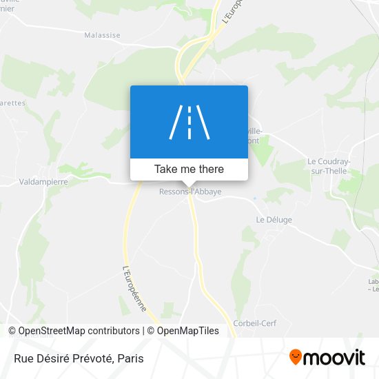 Rue Désiré Prévoté map