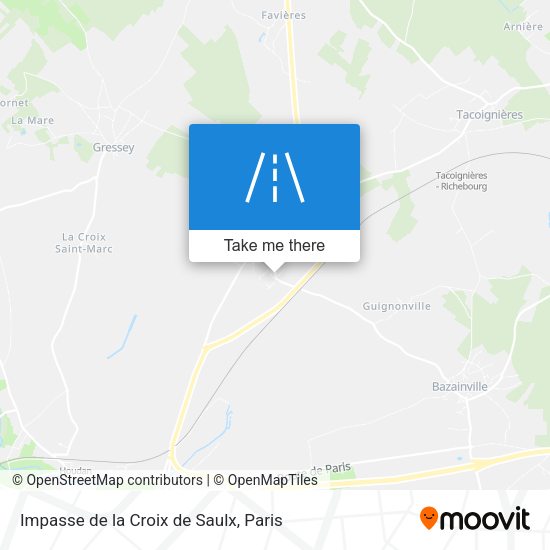 Impasse de la Croix de Saulx map