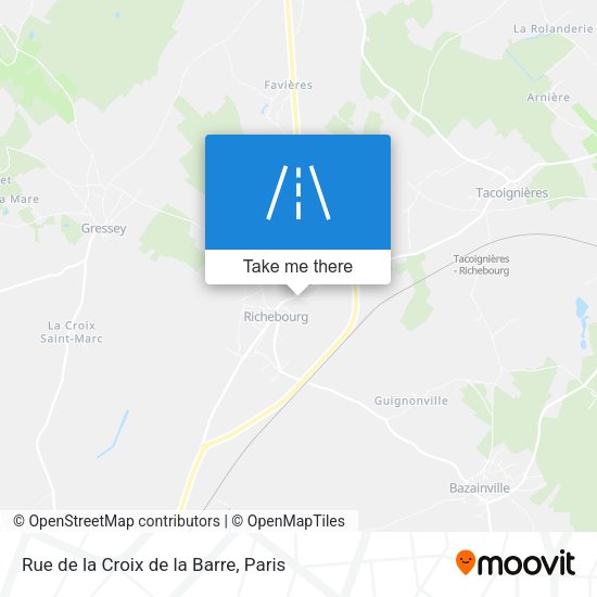Rue de la Croix de la Barre map