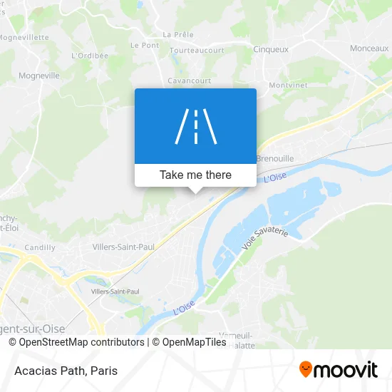 Chemin Des Acacias map