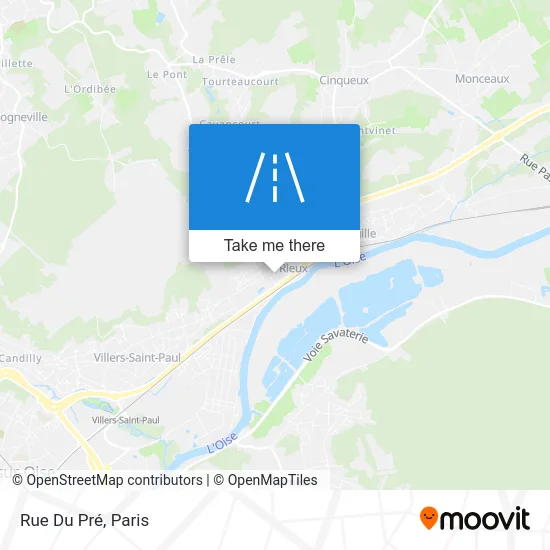 Rue Du Pré map