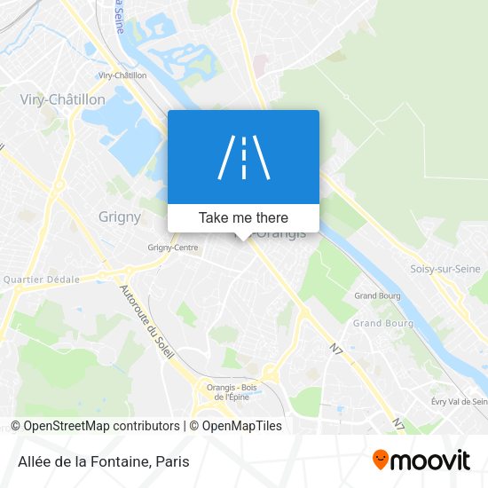 Allée de la Fontaine map