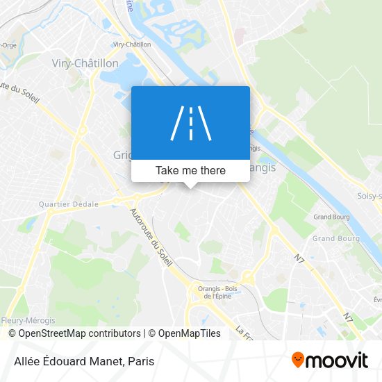 Allée Édouard Manet map