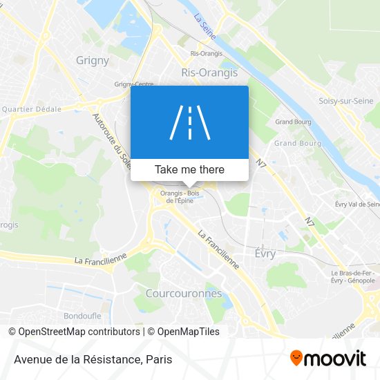 Avenue de la Résistance map