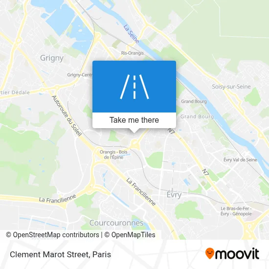 Rue Clément Marot map