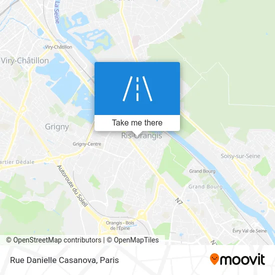 Rue Danielle Casanova map