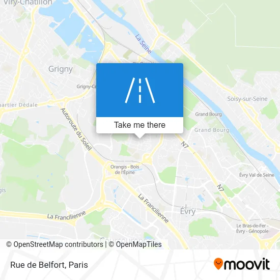 Rue de Belfort map