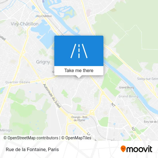 Rue de la Fontaine map