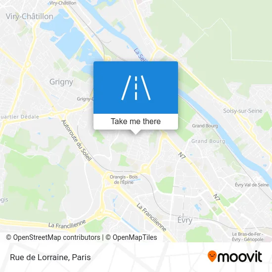 Rue de Lorraine map
