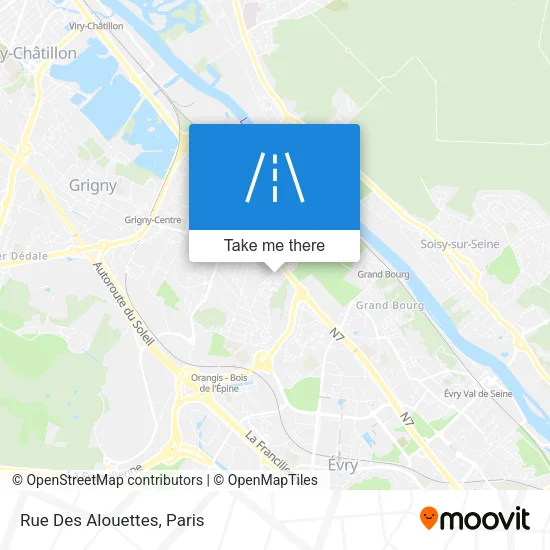 Rue Des Alouettes map