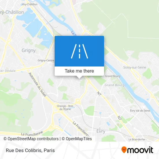 Rue Des Colibris map