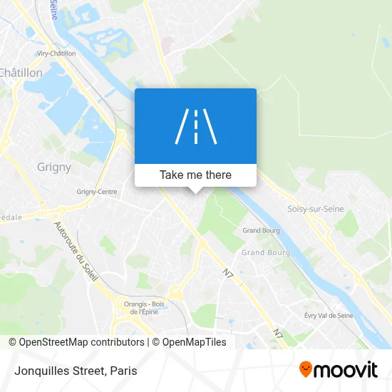 Rue Des Jonquilles map