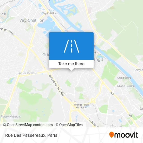 Rue Des Passereaux map